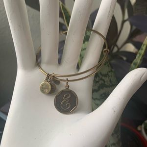 E Initial Alex & Ani Bracelet